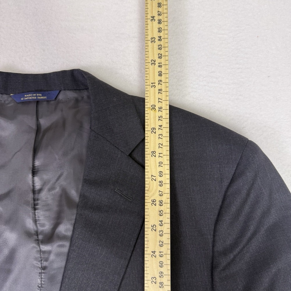 Brooks Brothers 1818 Regent Blazer 42R Gray Estrato Wool Sport Coat Suit Jacket - Picture 6 of 11